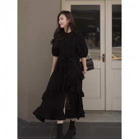 高訂奢華荷葉邊洋裝 ( 依實際報價，意者請洽IG )